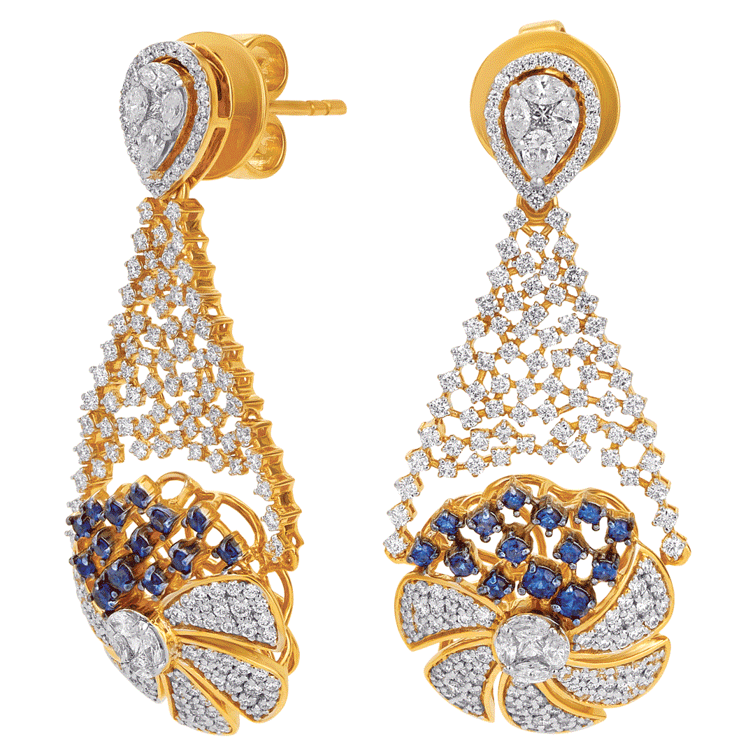 Wings of Diamond Earrings