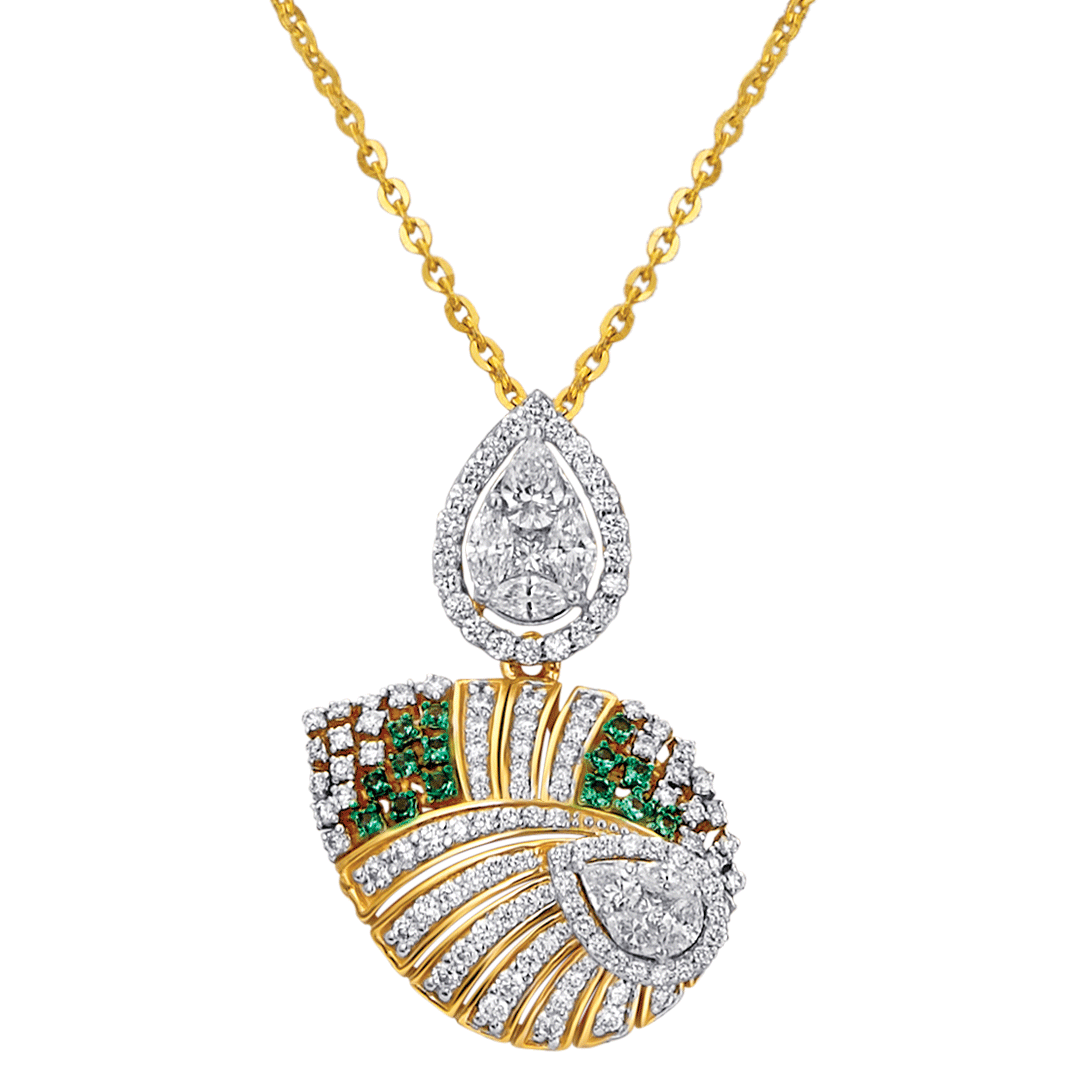 Emerald Bloom Pendant