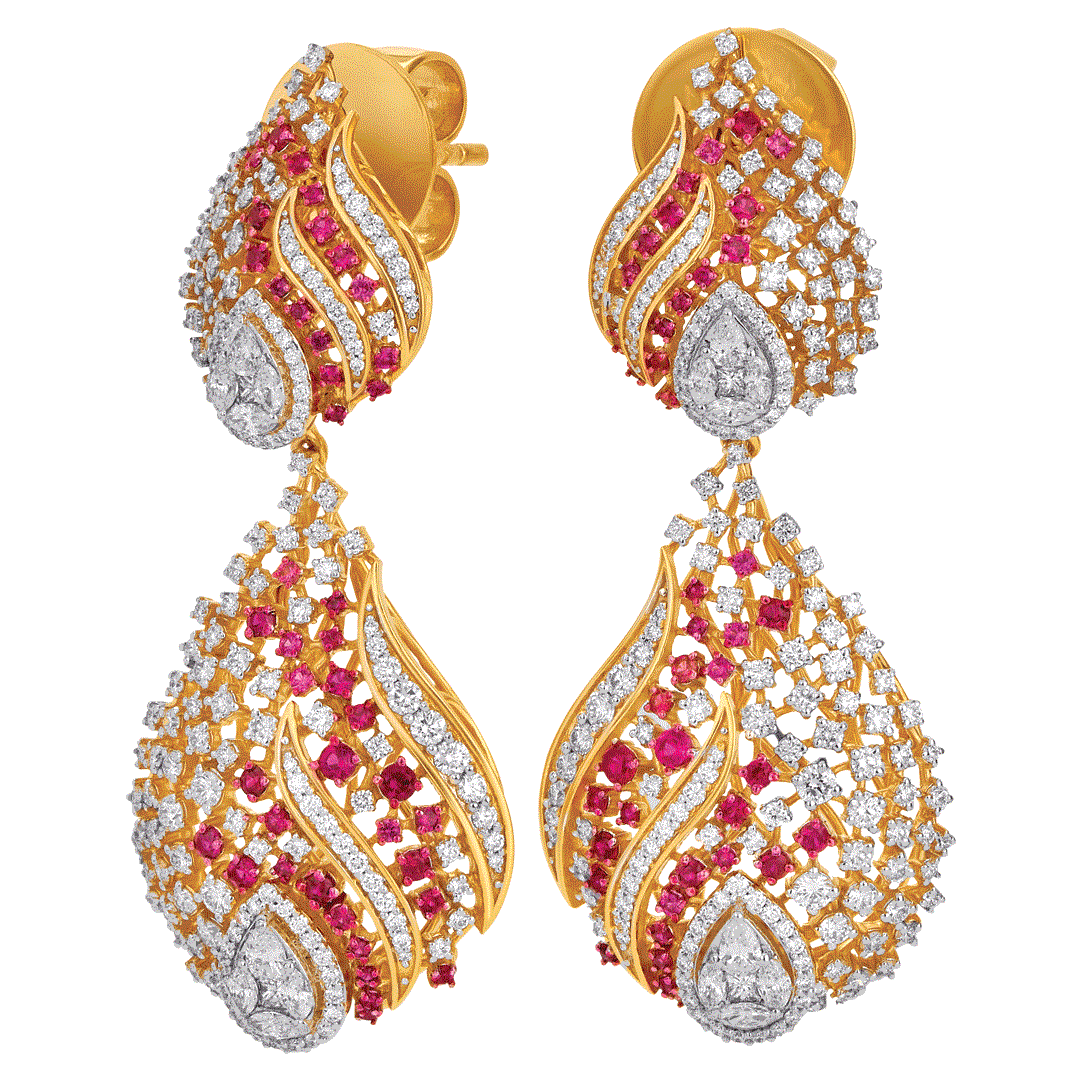 Ember Cascade Earrings