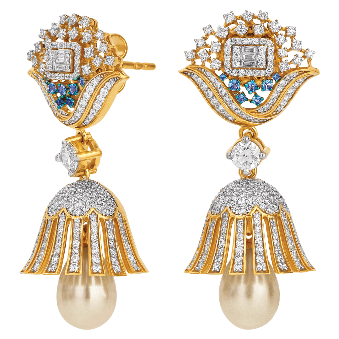 The Aquamarine Drop Earrings